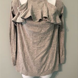 Chelsea28 Heather Gray Knit Top